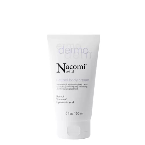 Nacomi - Dermo - Retinol Body Cream - Rozjasňujúci a omladzujúci telový krém s retinolom a vitamínom C - 150 ml