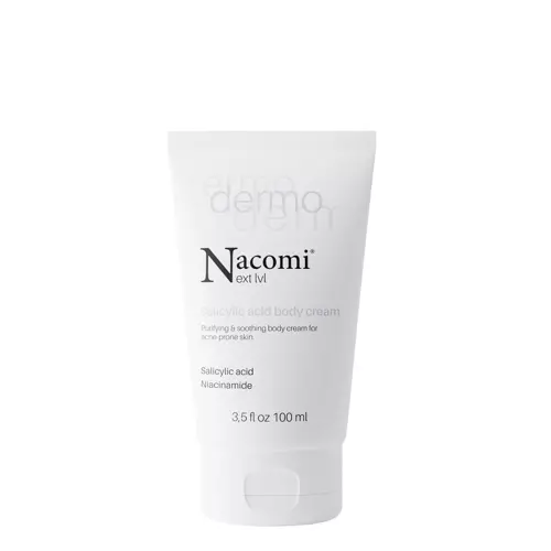 Nacomi - Dermo - Salicylic Acid Body Cream - Čistiaci a upokojujúci telový krém s kyselinou salicylovou a niacínamidom - 100 ml