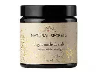 Natural Secrets - Telové maslo - Šťavnatá višňa s vanilkou - 100ml