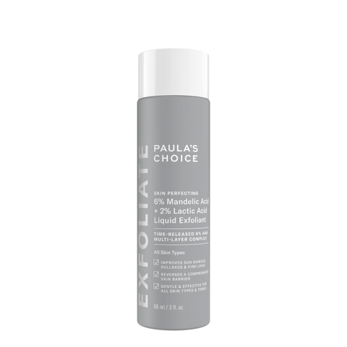 Paula's Choice - 6% Mandelic Acid + 2% Lactic Acid Liquid Exfoliant - Tekutý pleťový peeling - 88 ml