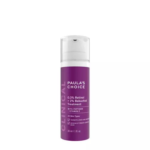 Paula's Choice - Clinical - 0.3% Retinol + 2% Bakuchiol Treatment - Krém proti vráskam s retinolom a bakuchiolom - 30 ml