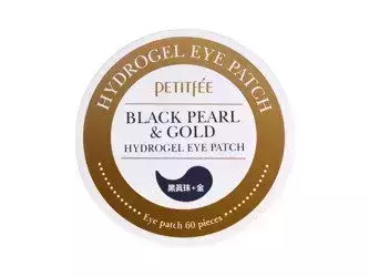 Petitfee - Black Pearl & Gold Eye Patch - Hydrogélové náplasti pod oči - 60 ks