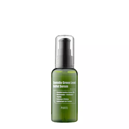 Purito - Centella Green Level Buffet Serum - Vyživujúce pleťové sérum s výťažkom z Pupočníka ázijského - 60ml