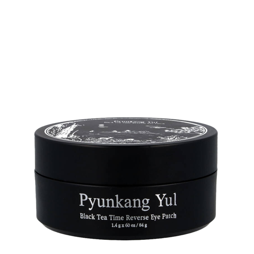 Pyunkang Yul - Black Tea Time Reverse Eye Patch - Hydrogélové hydratačné náplasti pod oči - 60ks