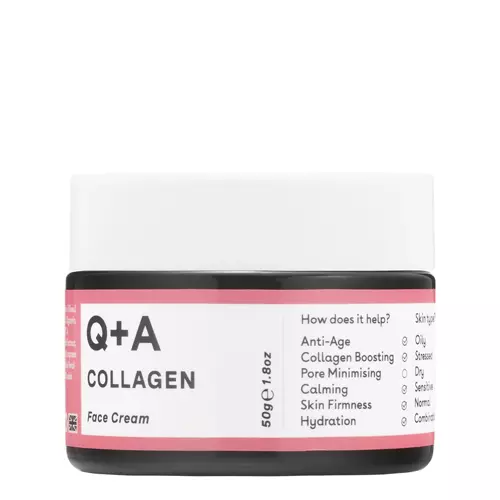 Q+A - Collagen - Face Cream - Vyhladzujúci a spevňujúci krém s kolagénom - 50ml