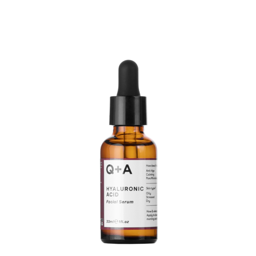 Q+A - Hyaluronic Acid - Facial Serum - Hydratačné a upokojujúce pleťové sérum s kyselinou hyalurónovou - 30ml