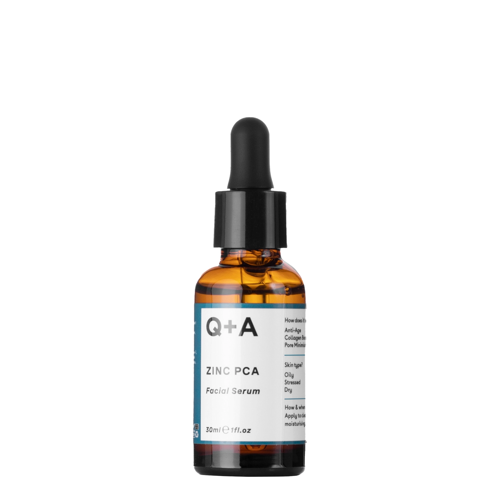 Q+A - Zinc PCA - Facial Serum - Regeneračné pleťové sérum s hojivým účinkom a obsahom Zinc PCA - 30ml