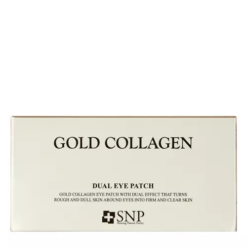 SNP - Gold Collagen Dual Eye Patch - Hydrogélové náplasti pod oči s hydratačným účinkom - 60 ks