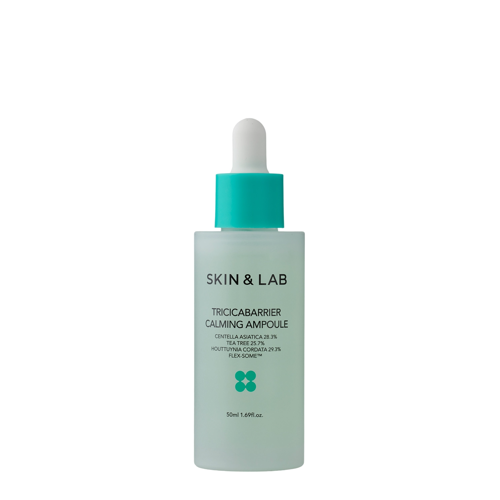 Skin&Lab - Tricicabarrier Calming Ampoule - Upokojujúce pleťové sérum s pupočníkom ázijským - 50 ml