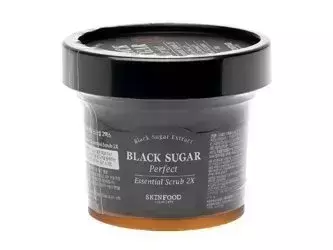 Skinfood - Black Sugar Perfect Essential Scrub 2X - Peelingová maska s hnedým cukrom - 210g