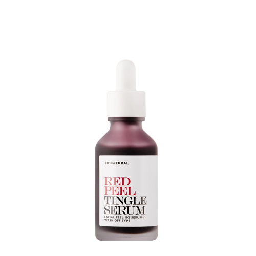 So Natural - Red Peel Tingle Serum - Exfoliačné sérum na tvár - 20 ml