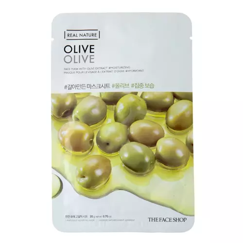 The Face Shop - Natural Mask Olive - Plátienková maska s olivovým extraktom - 20 g