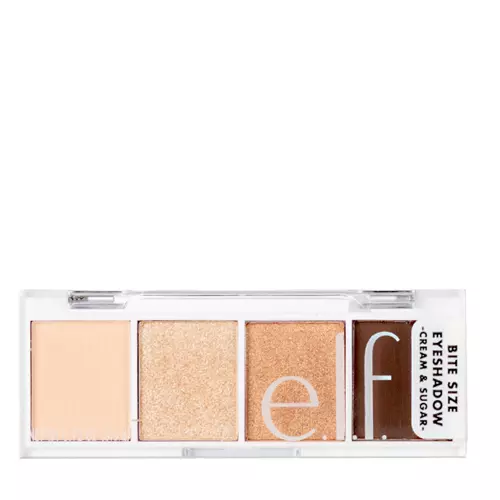 e.l.f. - Bite-Size Eyeshadow - Cream & Sugar - Kompaktná paleta 4 očných tieňov - 3,5 g