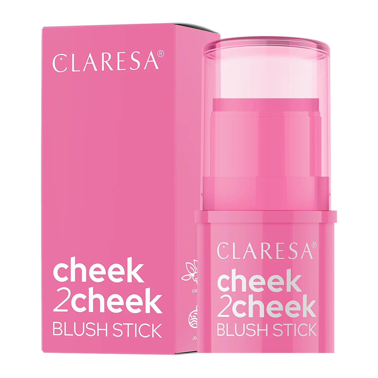  Claresa - Cheek 2 Cheek - 01 Candy Pink - Krémová lícenka v tyčinke - 6 g