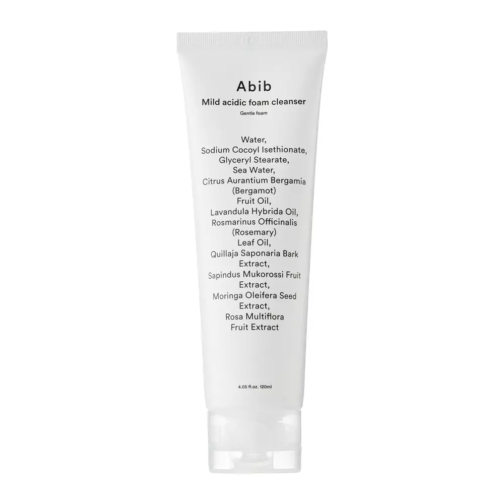 Abib - Mild Acidic Foam Cleanser Gentle Foam - Jemná čistiaca pena na pleť - 120ml