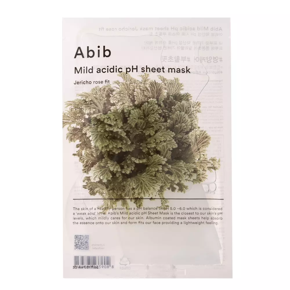 Abib - Mild Acidic pH Sheet Mask Jericho Rose Fit - Hydratačná textilná maska - 30ml