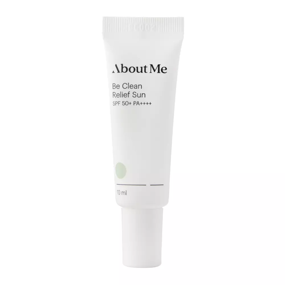 About me - Be Clean Relief Sun SPF50+ PA++++ - Ľahký SPF krém s fyzikálnymi filtrami - mini - 10 ml