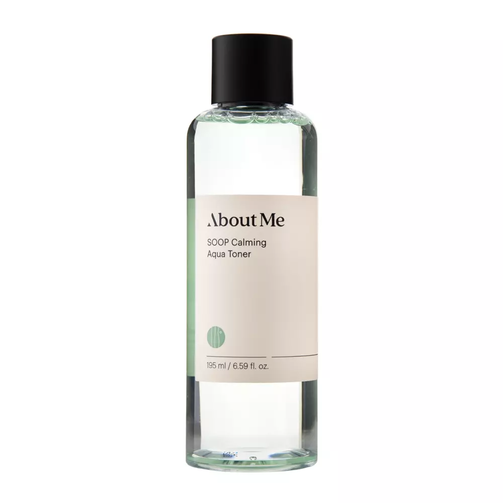 About me - Soop Calming Aqua Toner - Hydratačné a upokojujúce tonikum s vodou z cyprusu Hinoki - 195 ml