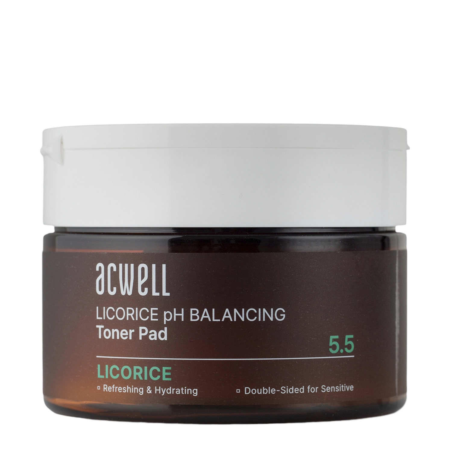 Acwell - Licorice pH Balancing Toner Pad - Hydratačno - rozjasňujúce pleťové tampóny - 70 ks / 160 ml