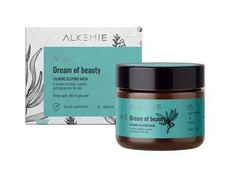 Alkmie - Microbiome - Dream Of Beauty - Upokojujúca nočná maska/krém - 60 ml