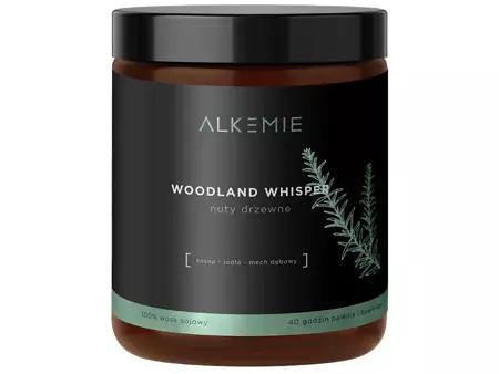 Alkmie - Sójová sviečka Woodland Whisper - 180ml