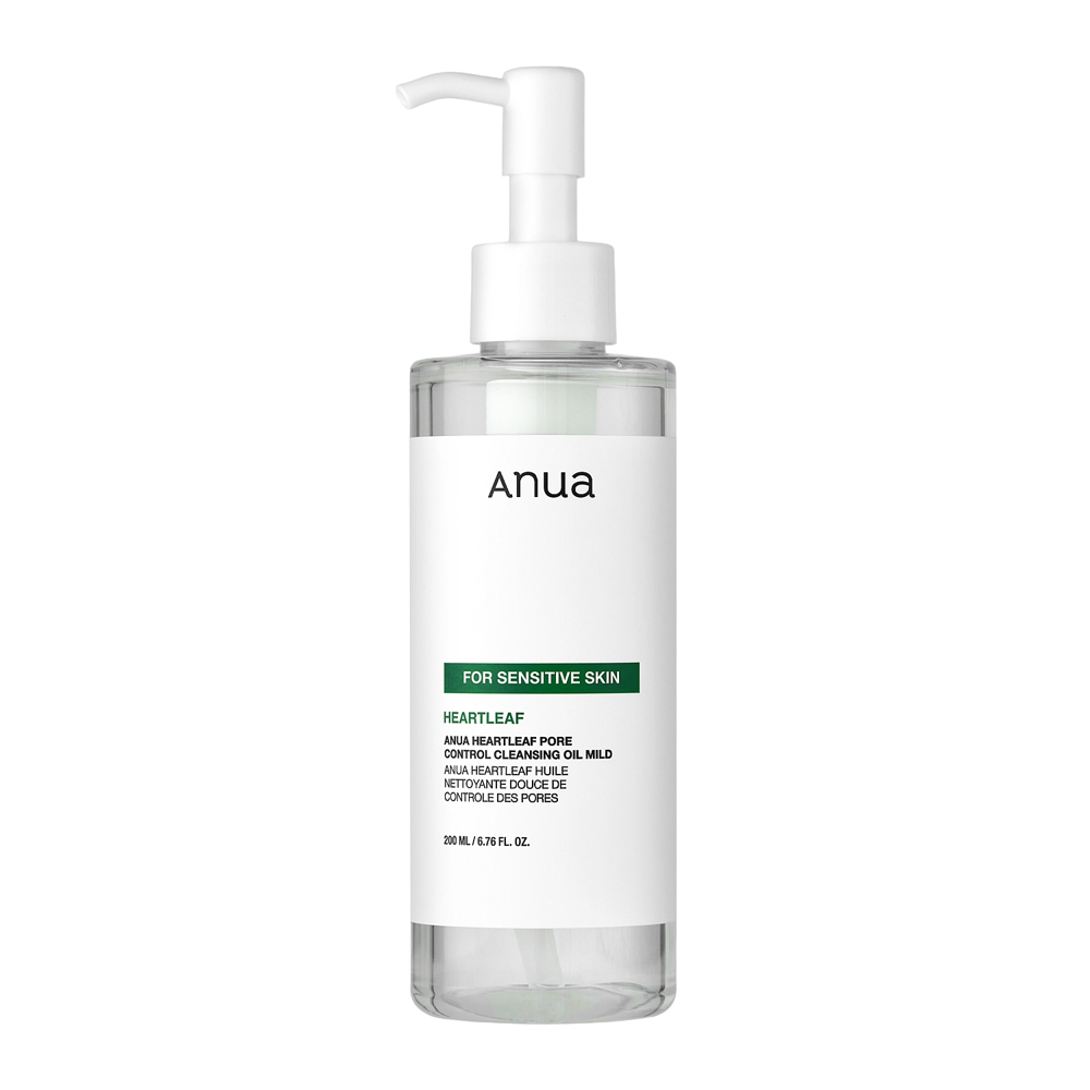 Anua - Heartleaf Pore Control Cleansing Oil Mild - Jemný čistiaci olej na tvár - 200 ml