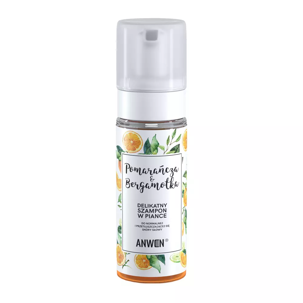 Anwen - Pomaranč a bergamot - Jemný penový šampón - 170ml