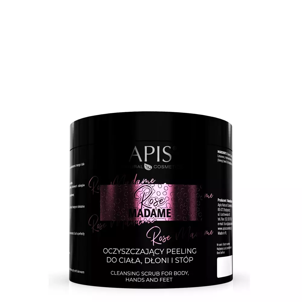 Apis - Rose Madame - Cleansing Scrub for Body, Hands and Feet - Čistiaci peeling na telo, ruky a nohy - 700g