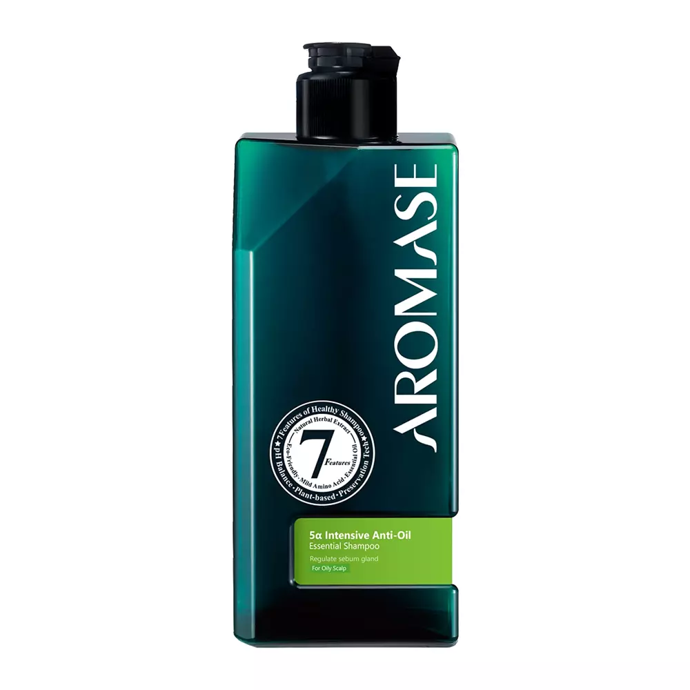 Aromase - 5α Intensive Anti-Oil Essential Shampoo - Šampón pre mastiacu sa pokožku hlavy - 90 ml