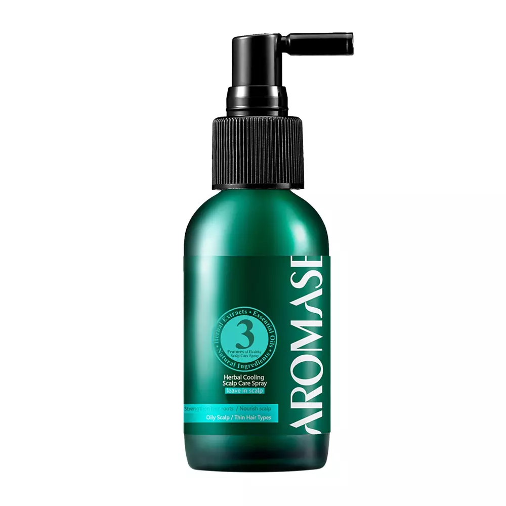 Aromase - Herbal Cooling Scalp Care Spray - Chladivý sprej pre pokožku hlavy - 115 ml