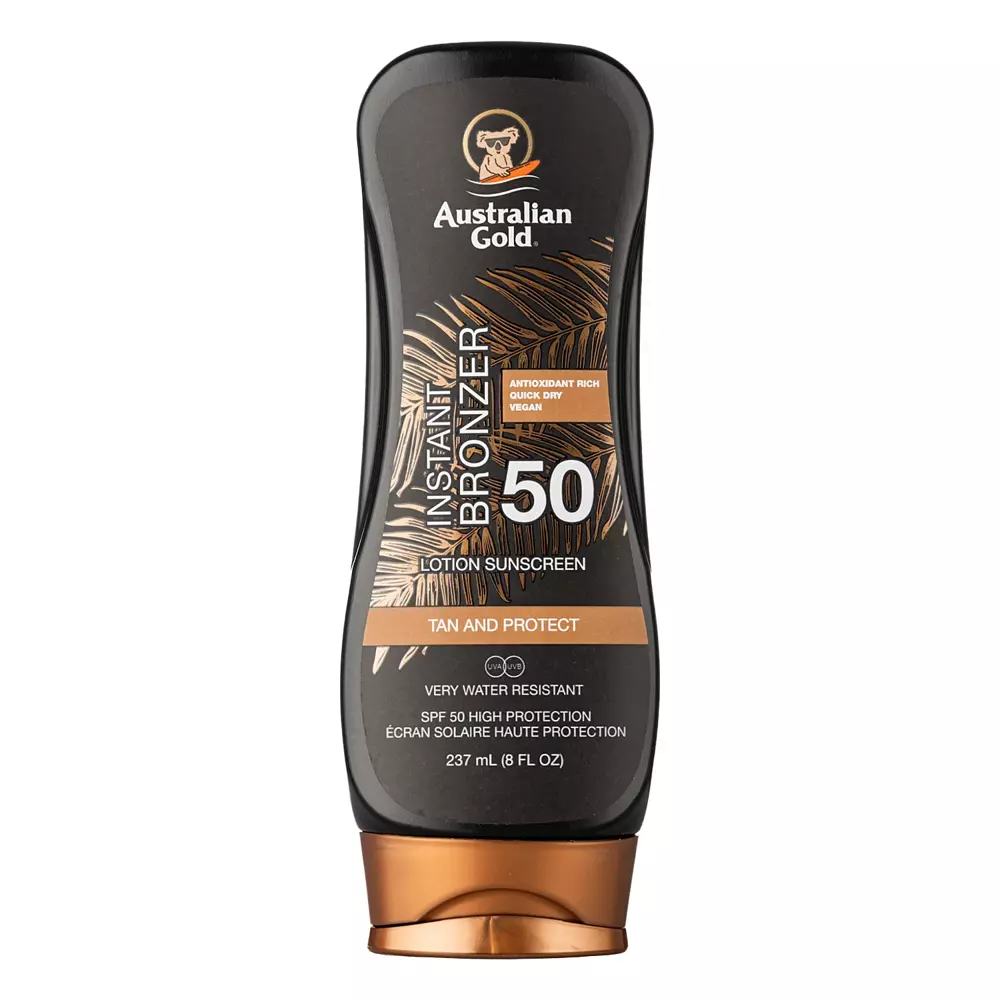 Australian Gold - Lotion with Bronzer SPF50 - Ochranný krém s prírodnou bronzujúcou zložkou - 237ml