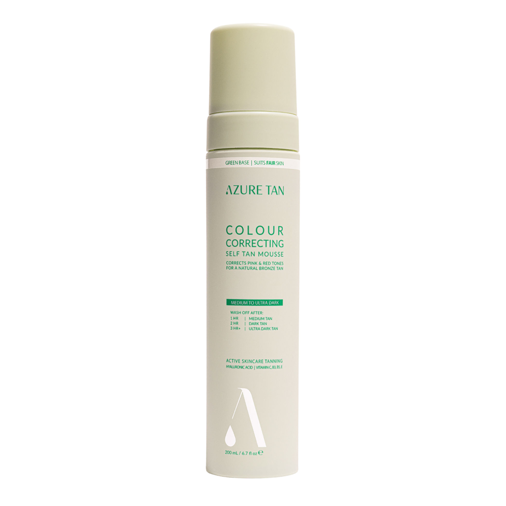 Azure Tan - Self Tan Mousse Green Base - Medium To Ultra Dark - Samoopaľovacia pena na telo - 200ml