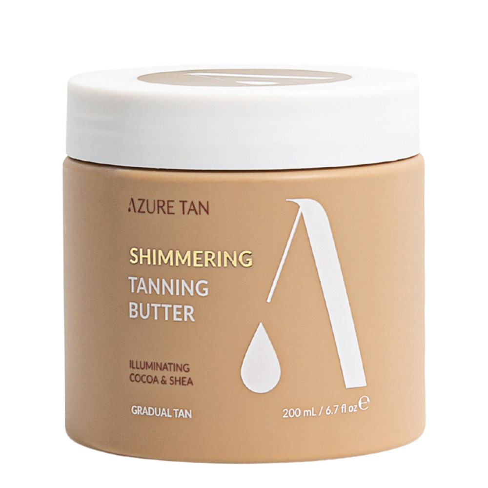 Azure Tan - Shimmering Tanning Butter - Rozjasňujúce telové maslo pre postupné opálenie - 200 ml