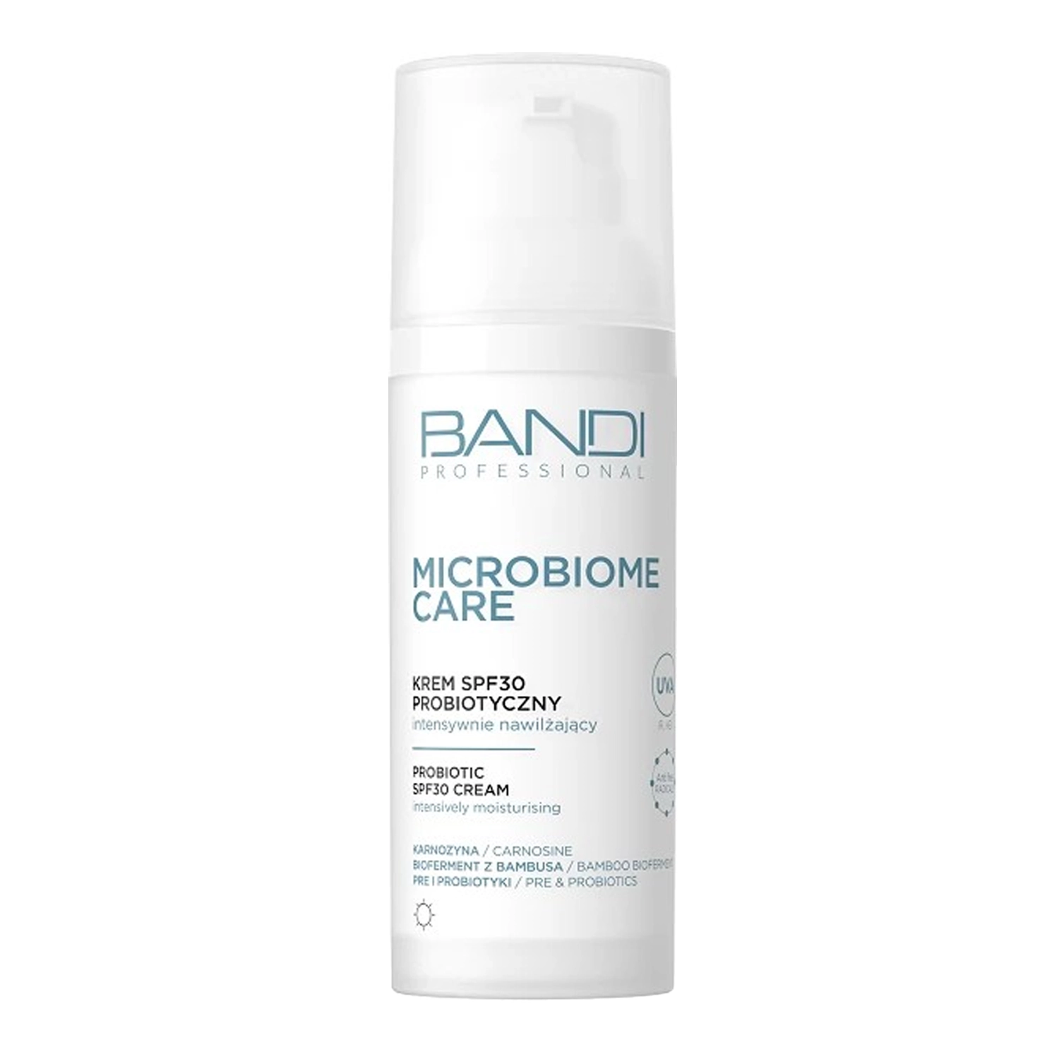 Bandi - Microbiome Care - Probiotický, intenzívny hydratačný krém s SPF30 - 50 ml