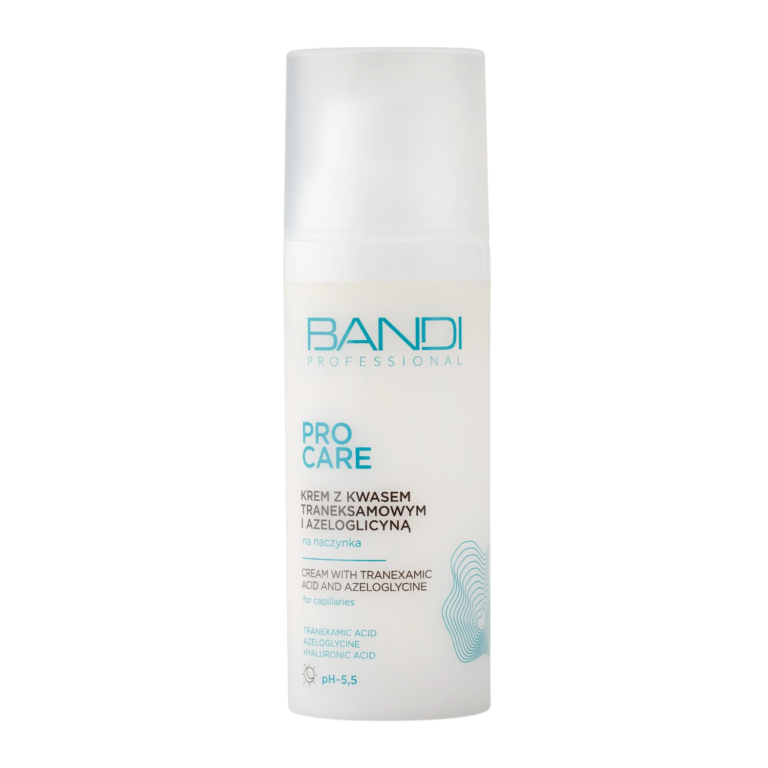 Bandi - Pro Care - Krém s kyselinou tranexámovou a azeloglycínom pre kuperóznu pleť - 50 ml