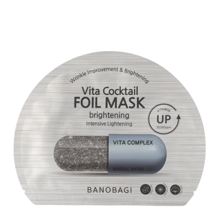 Banobagi - Vita Cocktail Foil Mask Brightening - Rozjasňujúca plátienková maska - 1 ks / 30 g