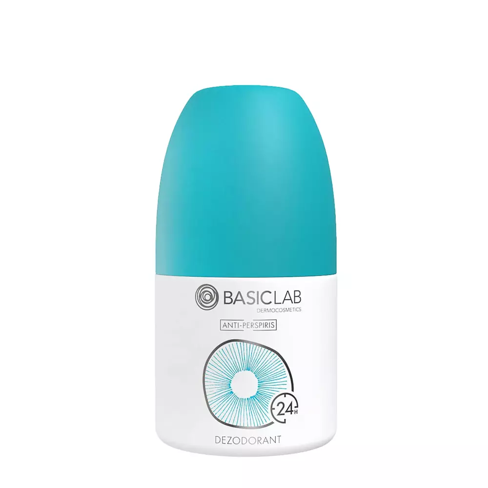 BasicLab - Anti-Perspiris - Dezodorant v guľôčke bez hliníka 24h - 60ml