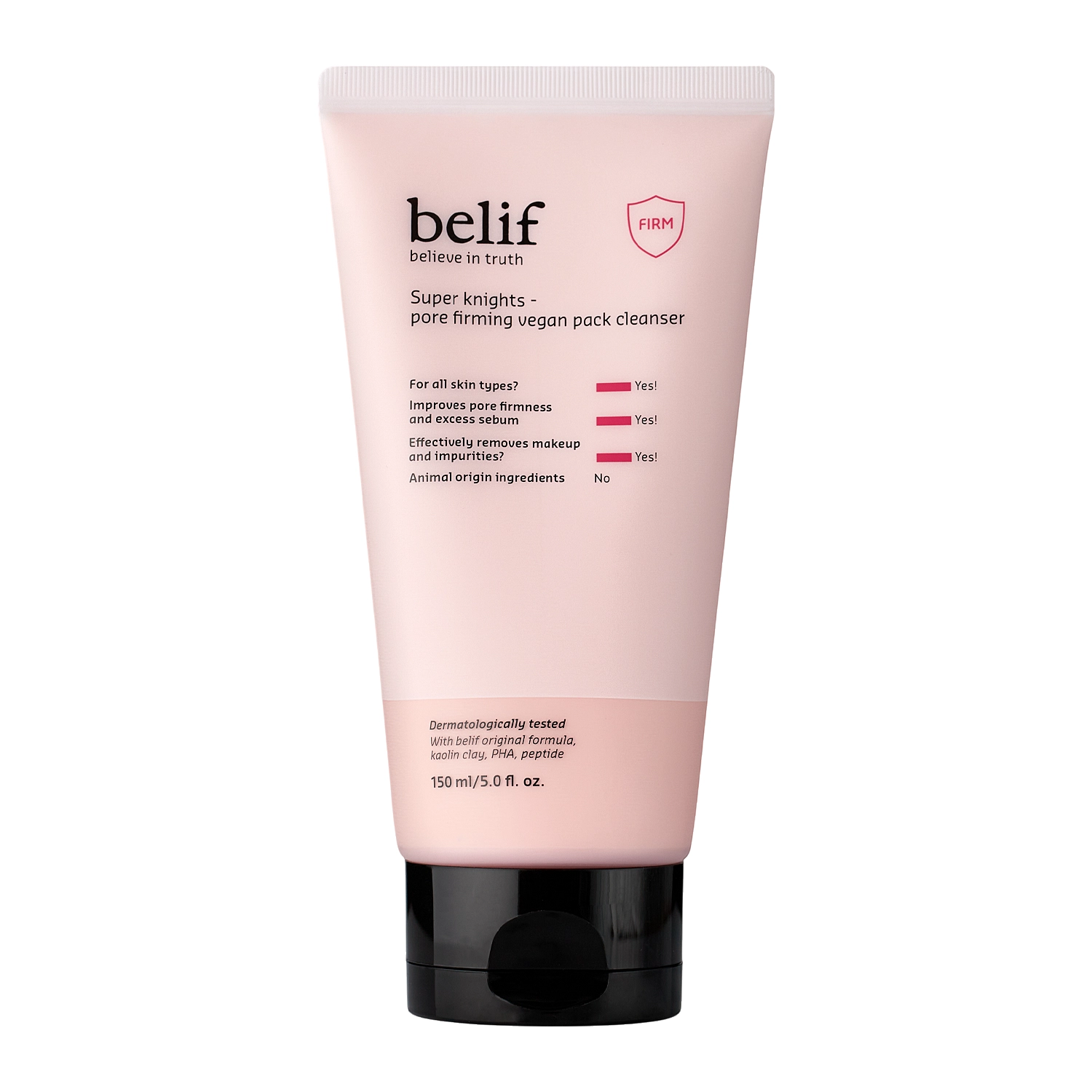 Belif - Super Knights Pore FIrming Vegan Pack Cleanser - Čistiaca pena na tvár - 150 ml