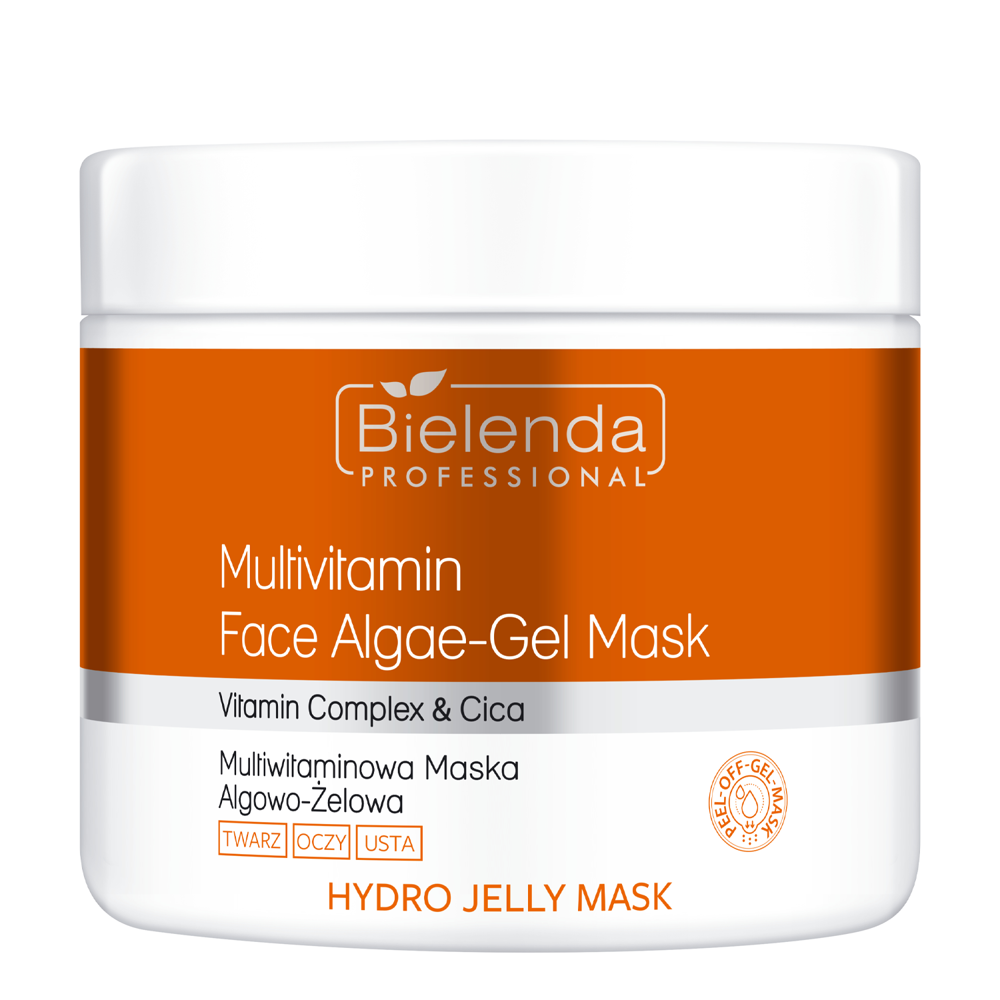 Bielenda Professional - Hydro Jelly Mask - Rozjasňujúca multivitamínová gélová maska s riasami -190 g