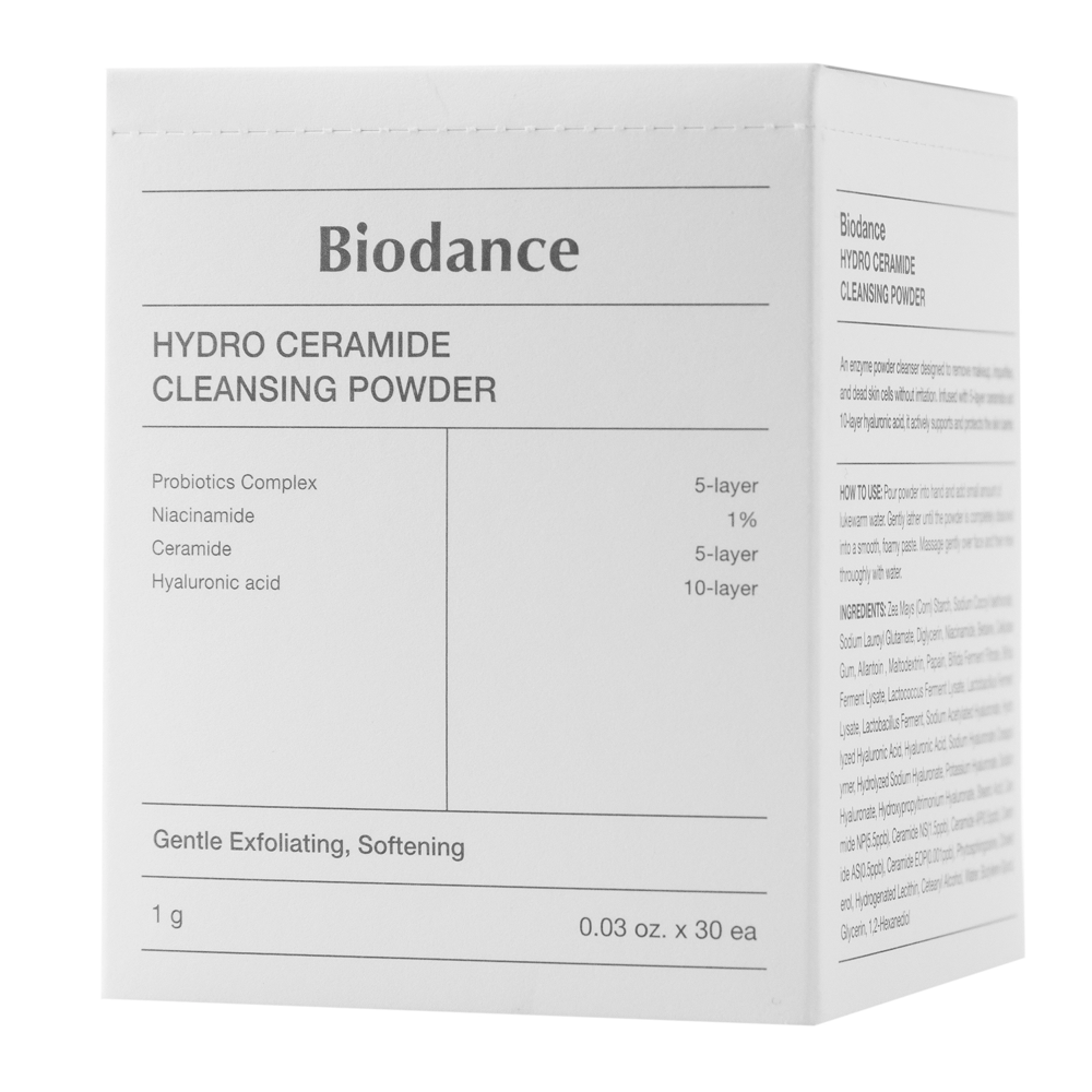 Biodance - Hydro Ceramide Cleansing Powder - Hydratačný čistiaci enzymatický prášok - 30 ks x 1 g