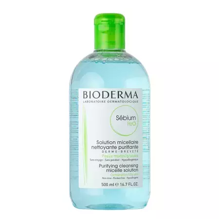 Bioderma - Sebium H2O - Antibakteriálna micelárna voda pre aknóznu pleť - 500ml