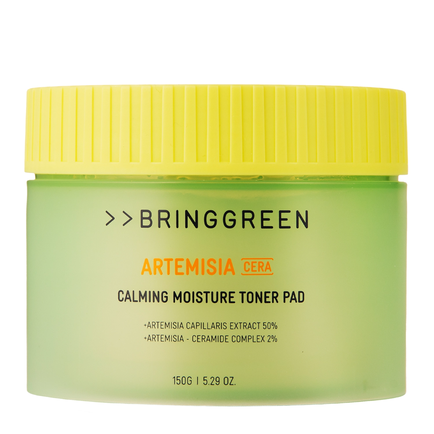 Bring Green - Artemisia Cera Calming Moisture Toner Pad - Hydratačné pleťové tampóny s extraktom z paliny - 90 ks / 150 g