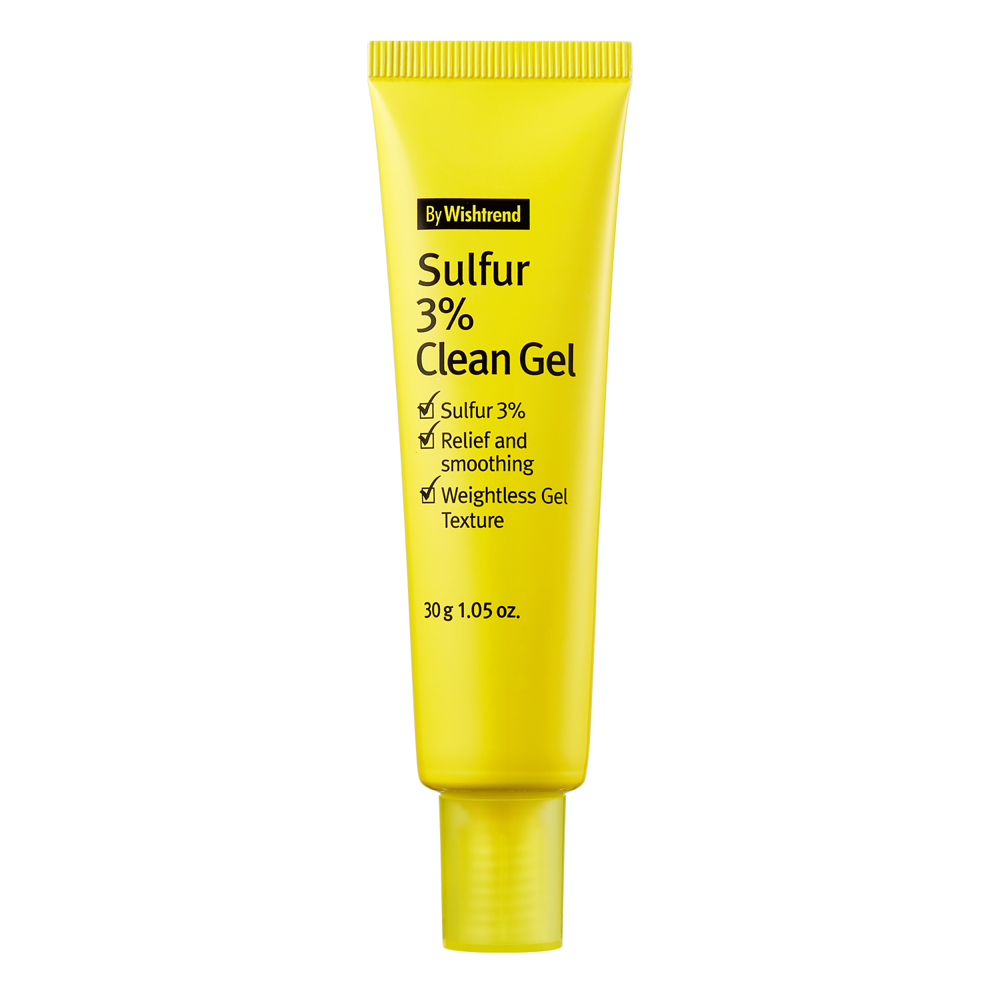 By Wishtrend - Sulfur 3% Clean Gel - Lokálny gél na akné a nedokonalosti - 30 ml