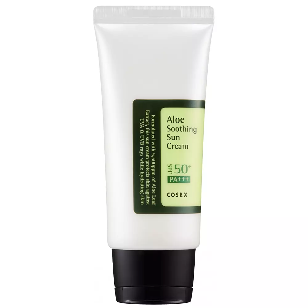 COSRX - Aloe Soothing Sun Cream SPF 50+/PA+++ - Hydratačný krém s ochranným UV faktorom - 50ml