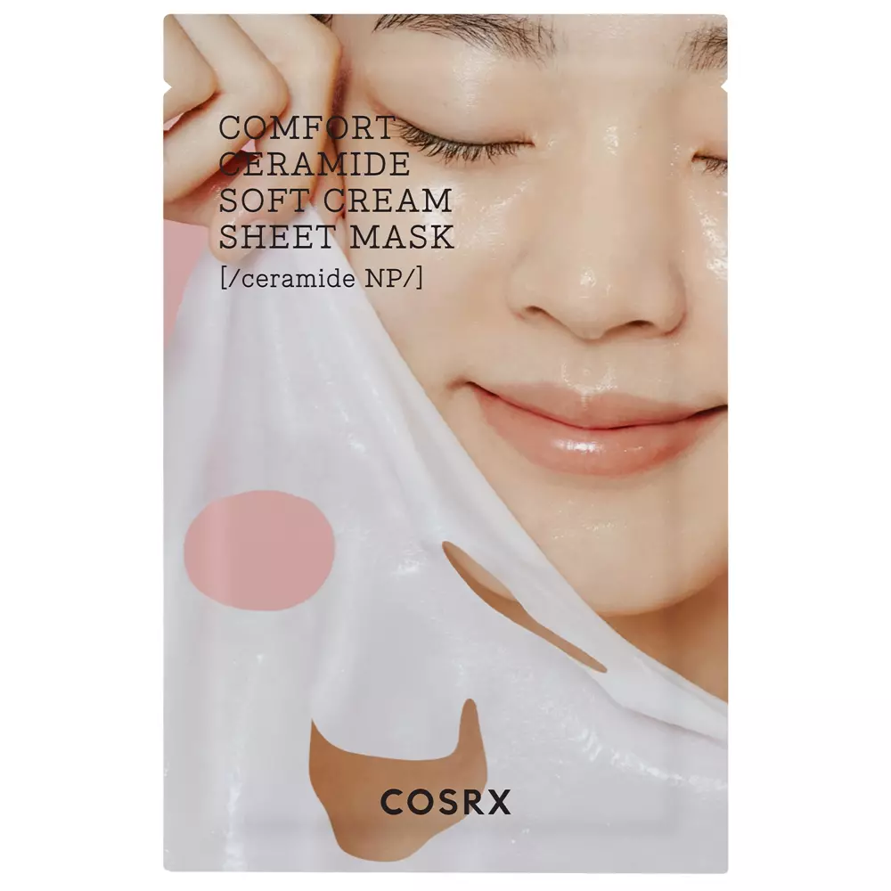 COSRX - Balancium Comfort Ceramide Soft Cream Sheet Mask - Plátenková maska s ceramidmi - 31g