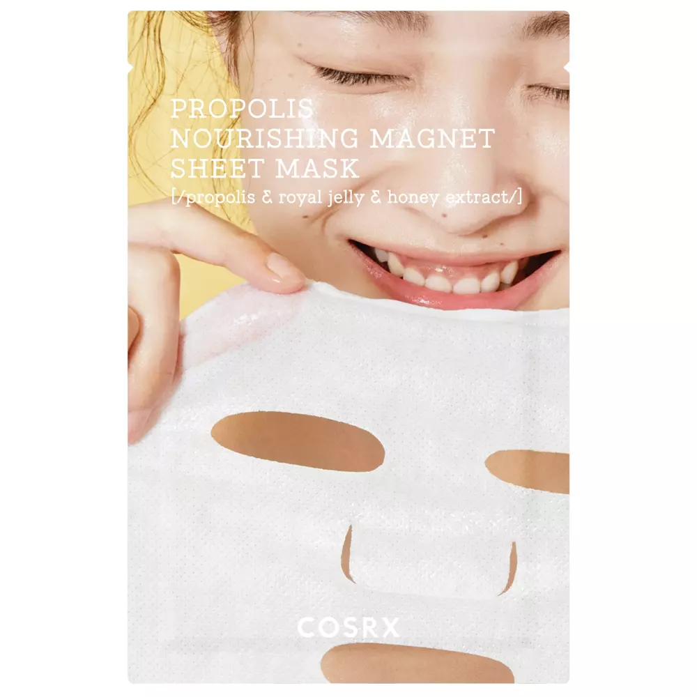 COSRX - Full Fit Propolis Nourishing Magnet Sheet Mask - Vyživujúca plátenková maska s medom a propolisom - 21ml