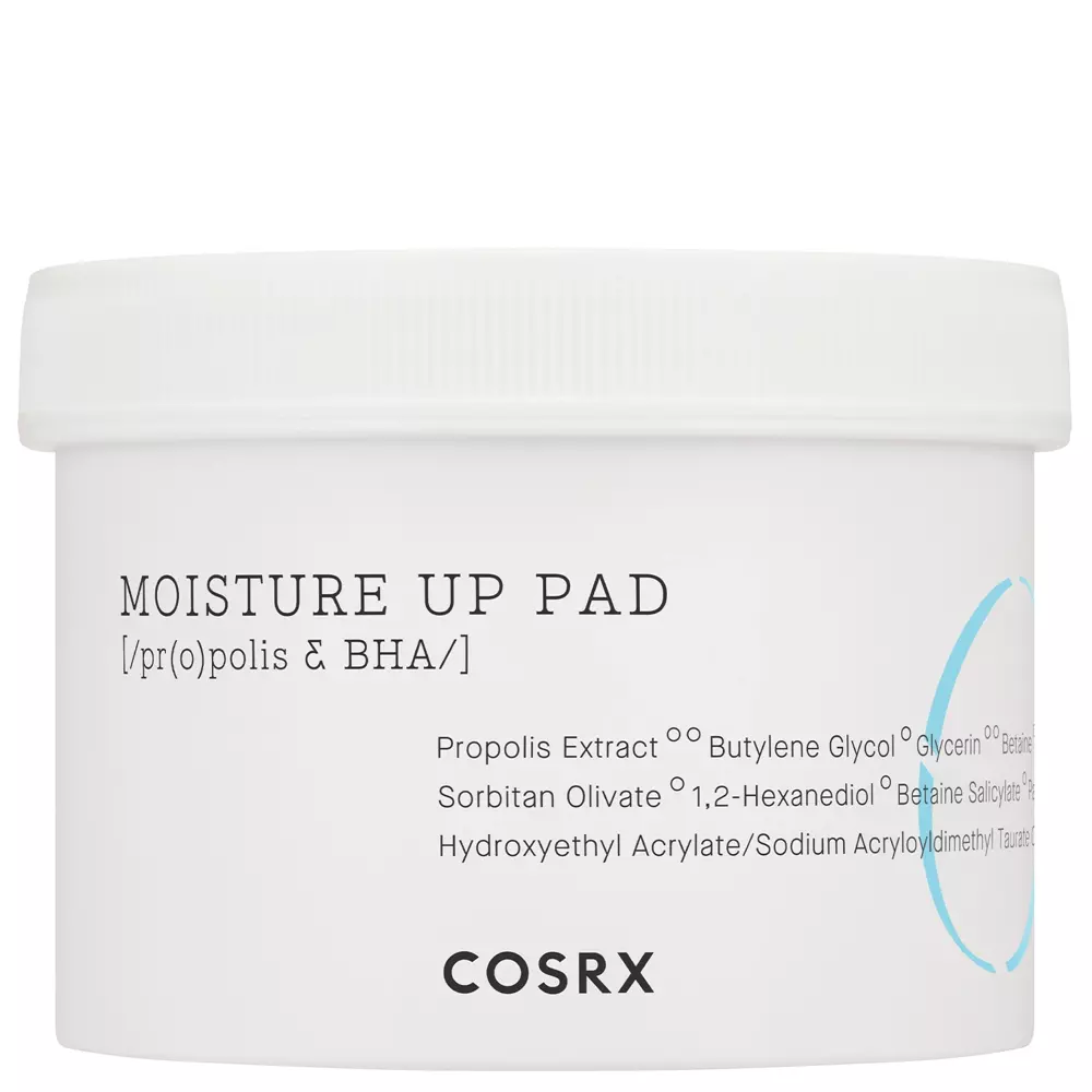 COSRX - One Step Moisture Up Pad - Exfoliačné, hydratačné vankúšiky na pleť - 70 ks