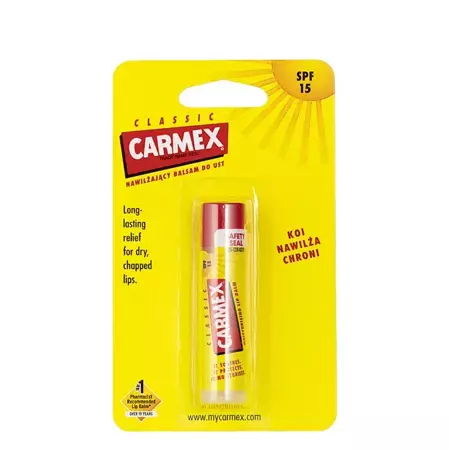 Carmex - Classic - Tuhý balzam na pery s SPF - 4,25 g