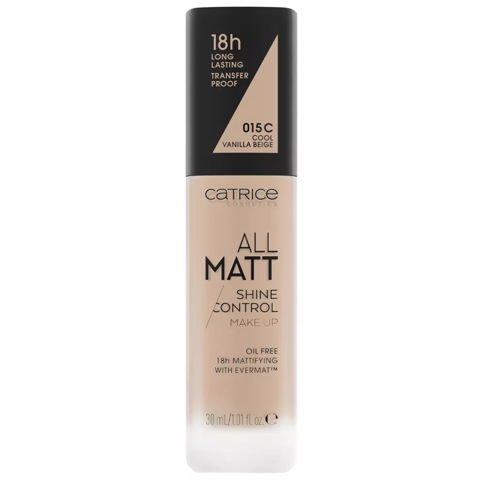 Catrice - All Matt Shine Control Make Up - 015 C - Zmatňujúci make-up - 30 ml