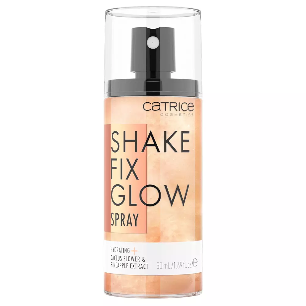 Catrice - Shake Fix Glow Spray - Rozjasňujúci fixačný sprej na make-up - 50 ml